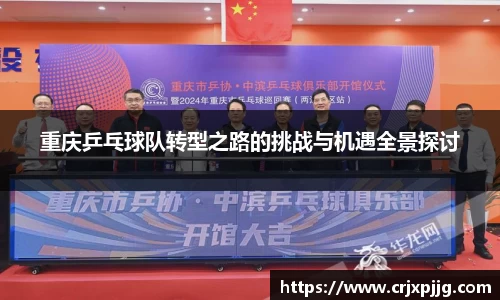 重庆乒乓球队转型之路的挑战与机遇全景探讨